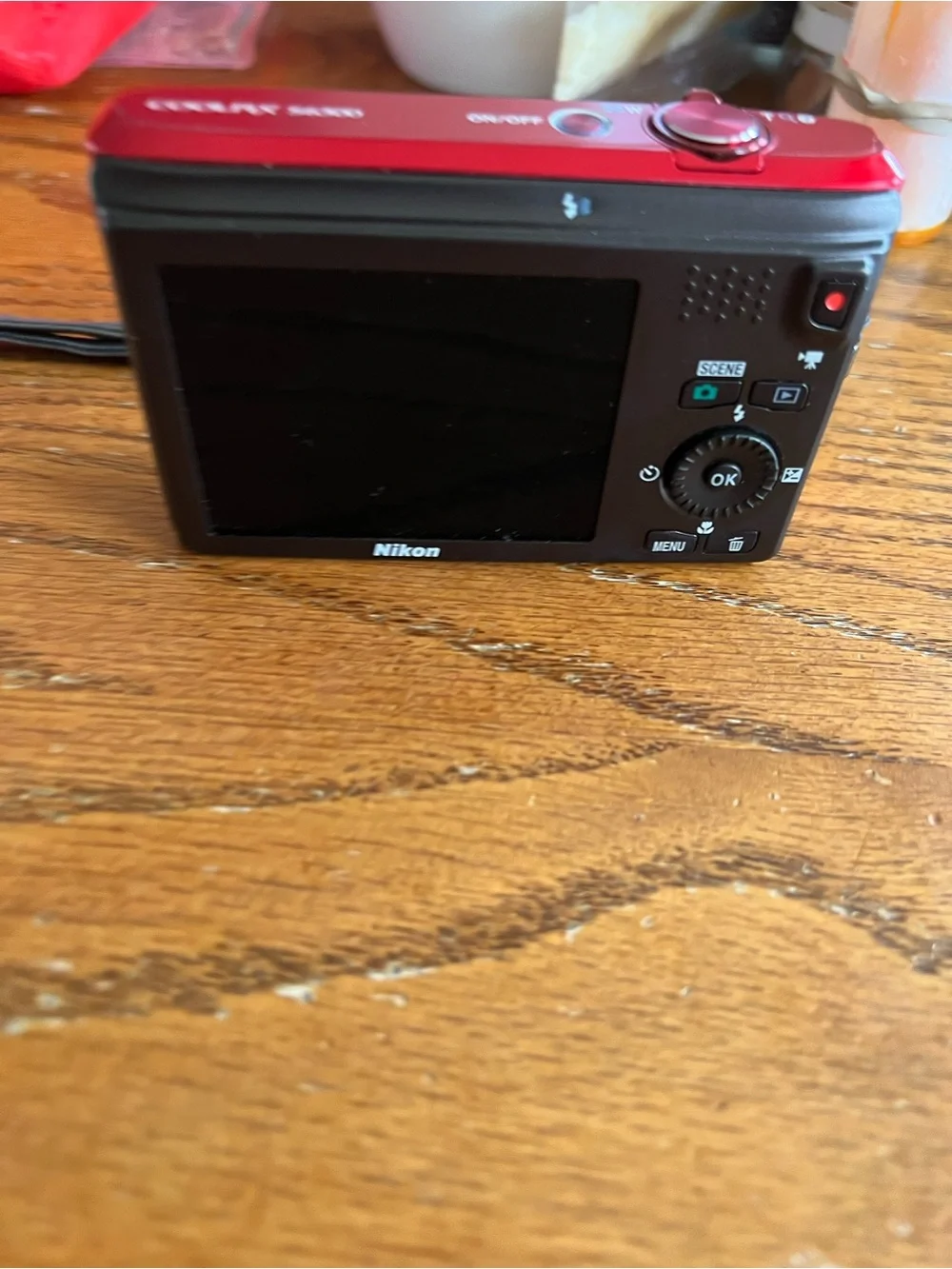 Vintage Nikon COOLPIX S6300 Compact Digital Camera - Red